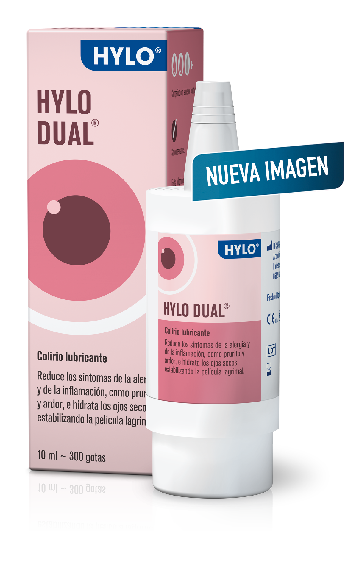 Hylo-Dual colirio anti-alérgico con Ectoína y Hialurónico